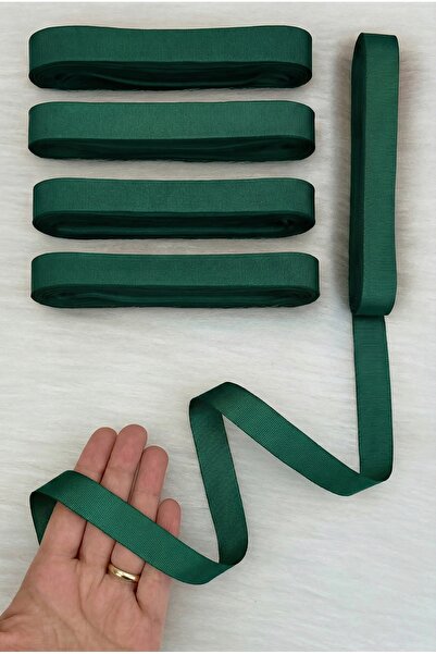 ZEYMERADE Emerald Green Grosgrain Ribbon 2 cm 10 Mt, Bundle Dowry Wedding Pro...