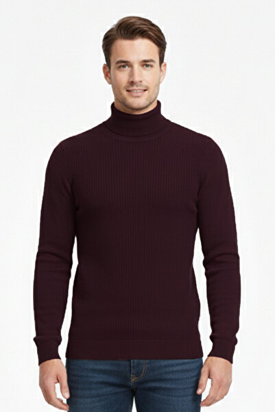 Pulltonic Ανδρικό κλασικό πουλόβερ με μοτίβο με ζιβάγκο