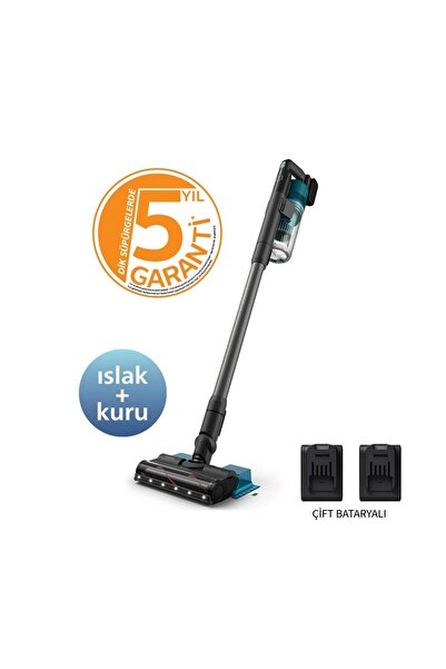 Philips 6000 Serisi Çift Bataryalı XC6553 SpeedPro Aqua Şarjlı Dikey Süpürge ...