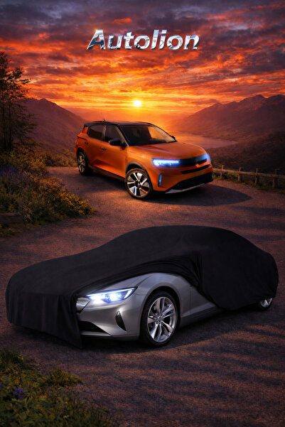 autolion غطاء سيارة متوافق مع أوبل فرونتيرا باللون الأسود