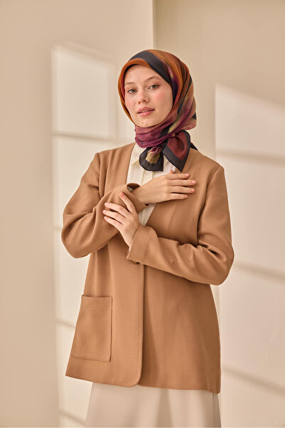 Silk Home Lorena - Silkhome Aura Viscose Blended Cotton Texture 90X90Cm Scarf...