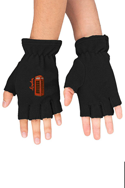 Omotasarım قفازات لندن تليفون كيبل للجنسين من الصوف المقطوع
