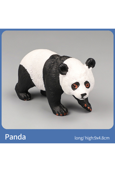 choice2 مجسمات حيوانات تعليمية صلبة تحاكي الباندا - ألعاب عالم الحيوانات البر...