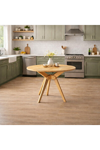 homendra Yuvarlak Yemek Masası 90 Cm Çap