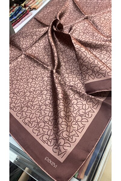 ipekevi TİVİL İPEK EŞARP TOPRAK RENK