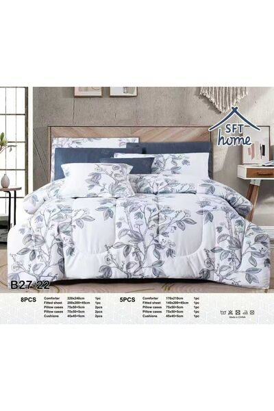 Graciana Luxury royal single and a half bedsheet set, microfiber, 5 pieces