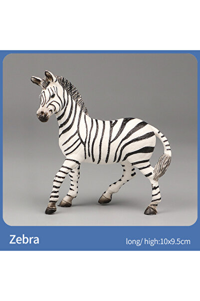 Choice17 مجسمات حيوانات تعليمية صلبة تحاكي الحمار الوحشي - ألعاب عالم الحيوان...