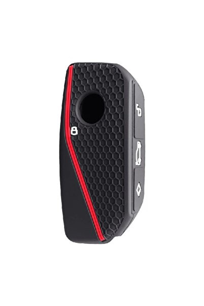 INGENIO Husa Cheie Silicon BMW Linie Rosie compatibila cu Seria 2 U06, Seria ...