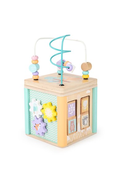 Domino toys Sortator de cuburi educaționale din lemn Mula ECOTOYS