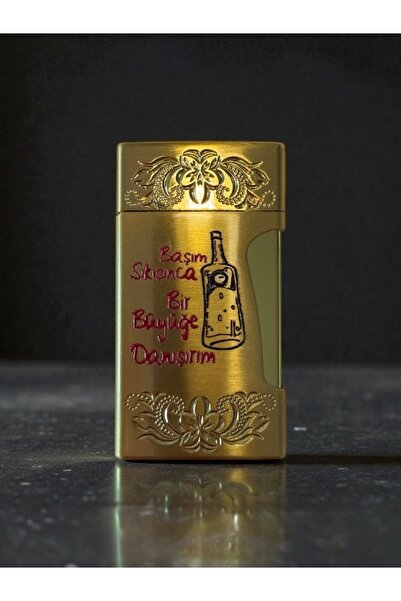 ARTistik Hareket Çift Ateşli-Rezistanslı İşlemeli Kabartma Desenli Metal Çakm...