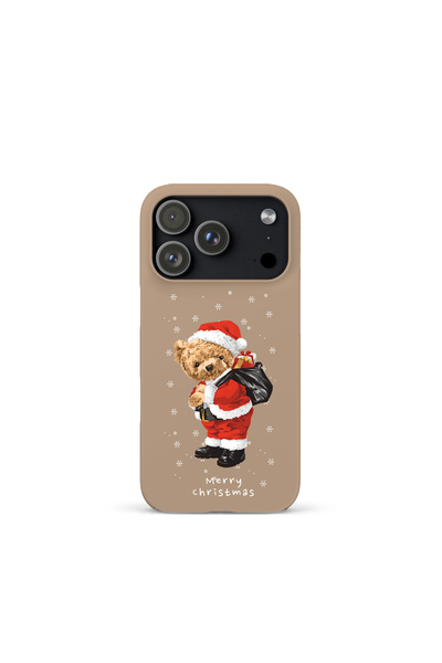 KaffCase حافظة هاتف من السيليكون الفاخرة متوافقة مع آيفون 17 برو بتصميم دب تي...