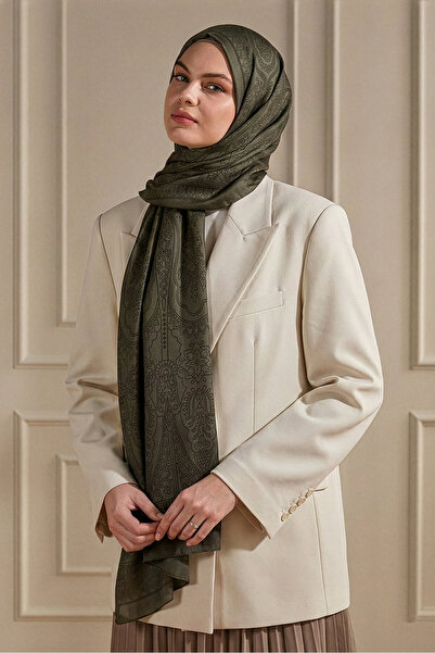 SilkTouch Vizon Paisley Desenli Organik Şal