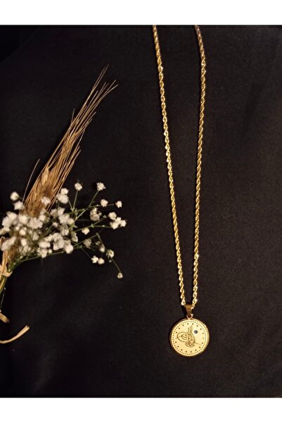 xUPING Çelik Osmanlı turası motifli kolye