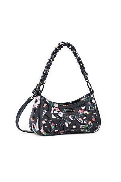 Desigual Small women's bag, crossbody, Desigual, Osmio Alsacia series, Black