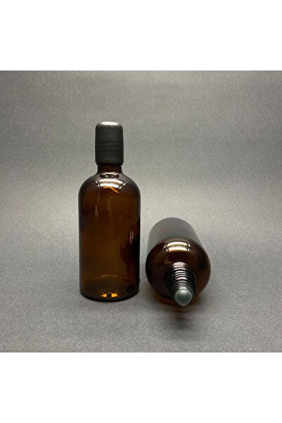 junibeliw 2 Adet Çok Amaçlı BOŞ 100ml Amber Boş RollOn Parfüm Yağ Şişesi Boş ...