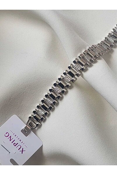 ZÜLİSCH Steel Xuping Bracelet Silver Zircon Stone Stainless