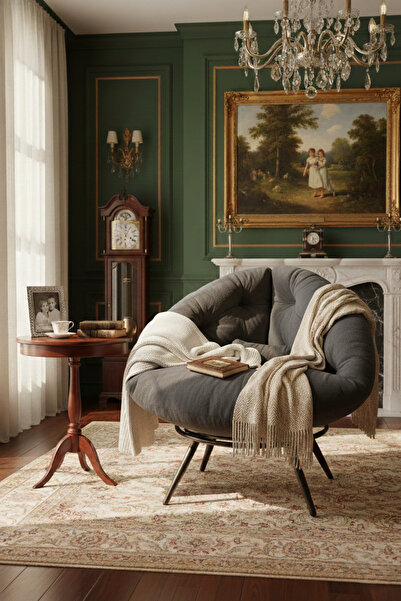 AVYNA SOVEREIGN™ Duo Premium Tekli Koltuk Berjer | Minderli & Yastıklı Modern...