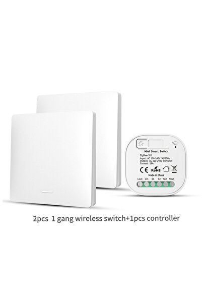 Choice7 white 1gang 2v1 Hococa 1/2/3 Gang Tuya Zigbee 3.0 Kinetic Wireless Sw...