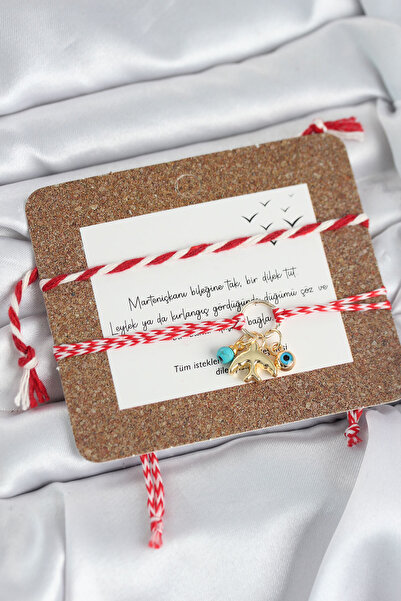 Clariss Marteniçka Bracelet Set of 2 with Swallow and Evil Eye Design