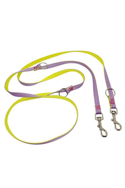VSLT HANDMADE Handmade-Double Carabiner Dog Walking Leash.Hooks for Dogs betw...
