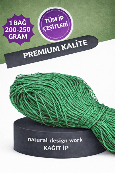 ndw natural design work Ndw Kağıt Ip 200-250 Gram Çam Yeşili (1 Bağ)