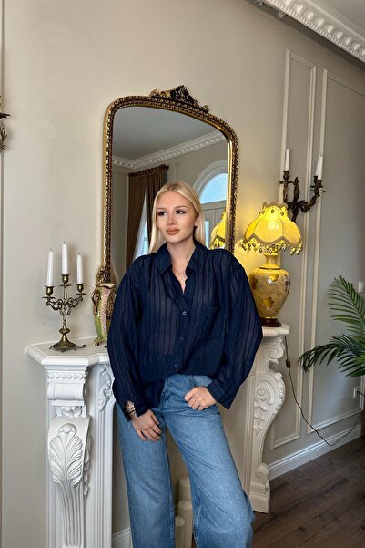 lizge giyim OVERSIZED SHIRT WITH POCKET