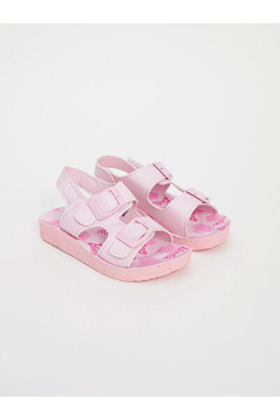 LC Waikiki Rmz Gi̇yi̇m Farkiyla Barbie Printed Girls' Sandals