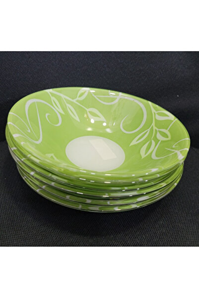 Luminarc Tempered Coupelle Multi Use Plen Green 16cm Glass 6-Piece Bowl