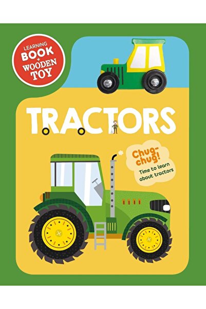 Harper Collins Children Carte cartonata Tractors: Wooden Toy & Board Book Set