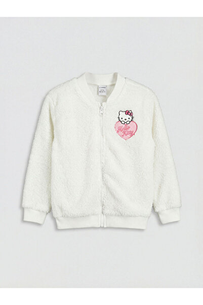 LC Waikiki Özmarka Noul sezon Hanorac cu fermoar brodat Hello Kitty pentru fete