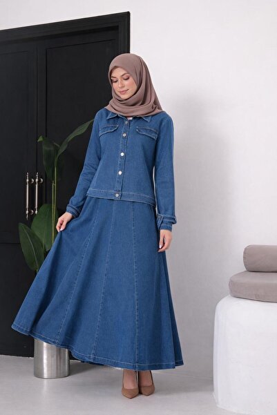 Avakado Jacket Skirt Bottom Top Set