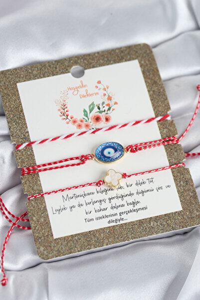 Clariss Marteniçka Bracelet 3-Piece Clover and Evil Eye Model