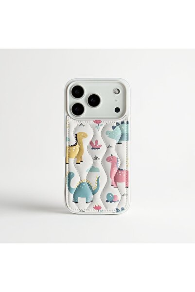 daystar Dinosaur pattern premium inflatable puffer case compatible with iphon...