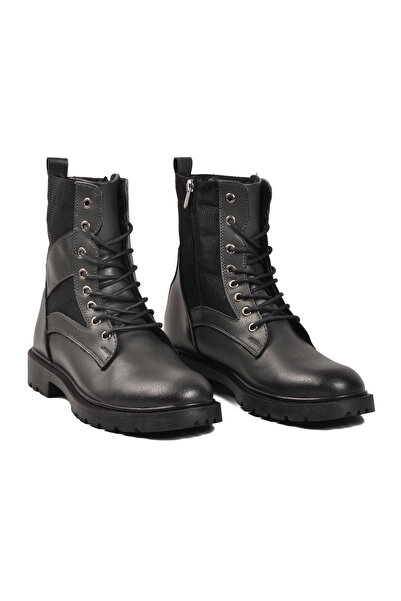 AYAKMOD 756 Non-Slip Lace-Up Smoked Men's Boots