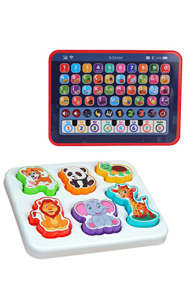 Oruç Oyuncak Eğitici Eğlenceli Şarjlı Dokunmatik Piyanolu Çok amaçlı Şarjlı T...