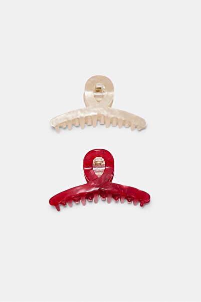 Stradivarius 2'li küçük toka seti