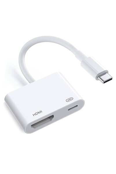 Appla 2-in-1 HDMI to HD adapter with Type-C charging port; compatible with pr...