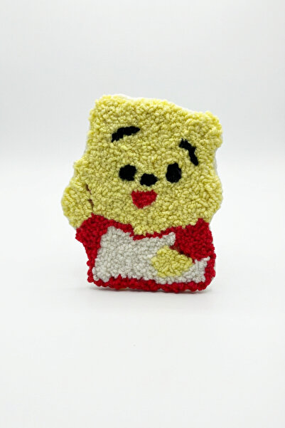 Runades Handmade Cute Teddy Bear Figured Punch Coaster Decorative Handcrafted...