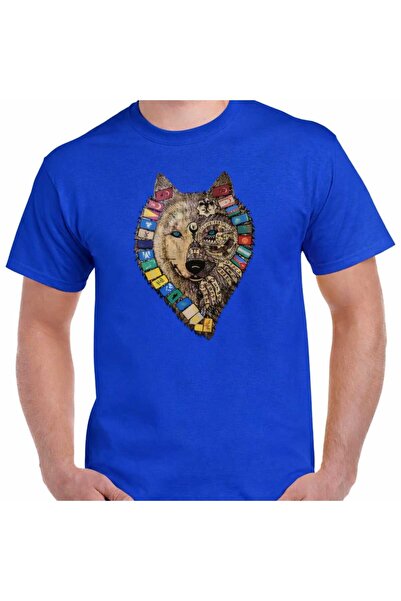 YK WEAR Μπλουζάκι με στάμπα τουρκικής σημαίας BOZKURT για Γυναίκες / Άνδρες