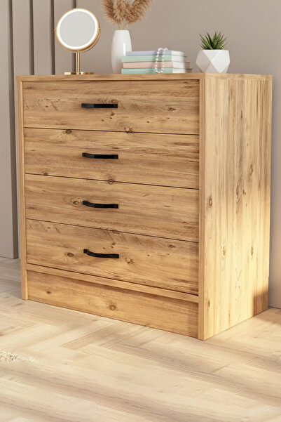 Home EUR142 4 Çekmeceli Şifonyer Atlantik Çam