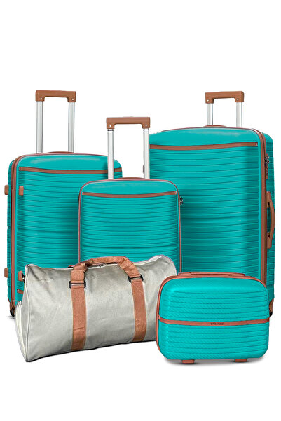 ZAAPPY Hard Shell Unbreakable Expandable PP 5ST Luggage, Lightweight, Secured...