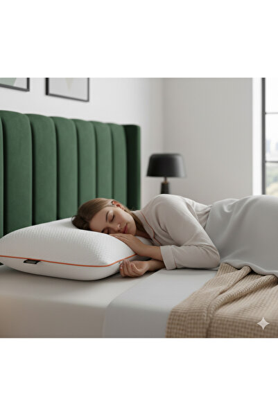 Gön Ev Tekstili Tombul Orthopedic Visco Pillow 40X60 cm – Ergonomic Sleeping ...