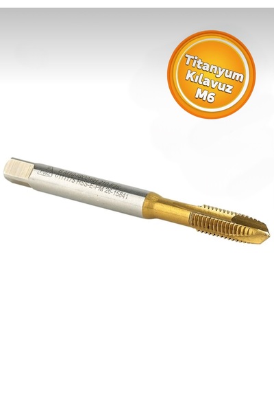 GFB GFB3503 Hss Titanyum Düz Makine Kılavuzu M - 6 x 1,0 Düz Kılavuz