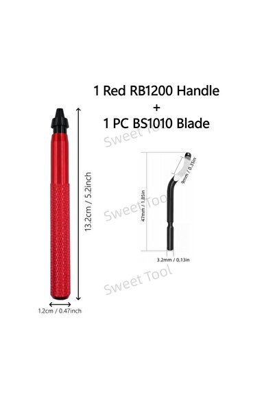Choice32 مجموعة أدوات إزالة النتوءات RB1200 X BS1010 من سلسلة RB1200 مع 1/10/...