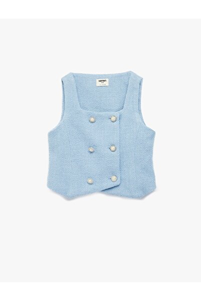Koton Girl's Vest 6Skg20013Aw Blue
