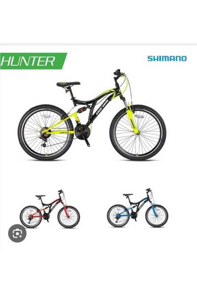 Kron BİSİKLET GERONİ HUNTER 26 JANT 2026 YENİ SEZON ÇİFT AMORTİSÖRLÜ DAĞ BİSİ...