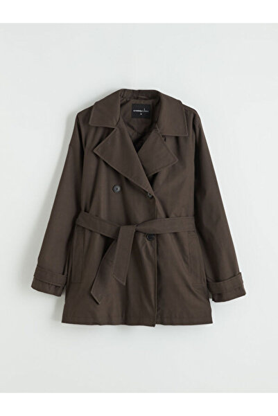 LC Waikiki Double Breasted Roba Collar Women's Trench Coat from Uzg Store for...