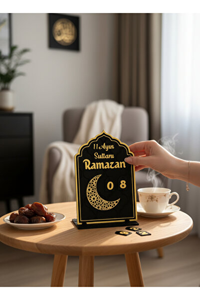 ecolia store Ramazan Günlük Sayaç Panosu – 11 Ayın Sultanı Masa Üstü Dekor