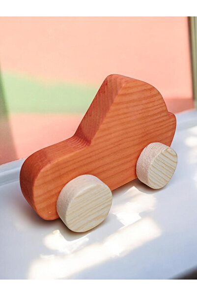 websunday Wooden Toy Car Natural Handmade Toy