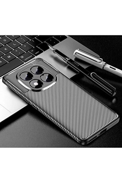 m.tk moveteck Redmi Note 15 Pro Plus Kılıf Kamera Korumalı Çıkıntı Karbon Des...